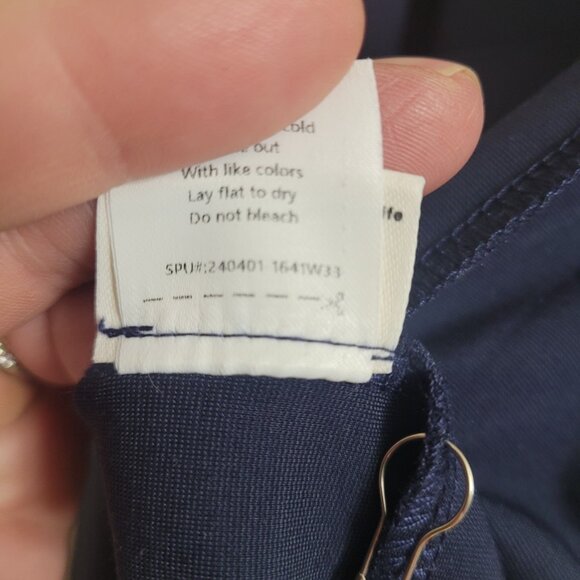 OGL MOVE Midnight Navy Blue Ruching Slit Midi Skirt Pull On Women’s Size‎ XS NWT - Picture 14 of 15